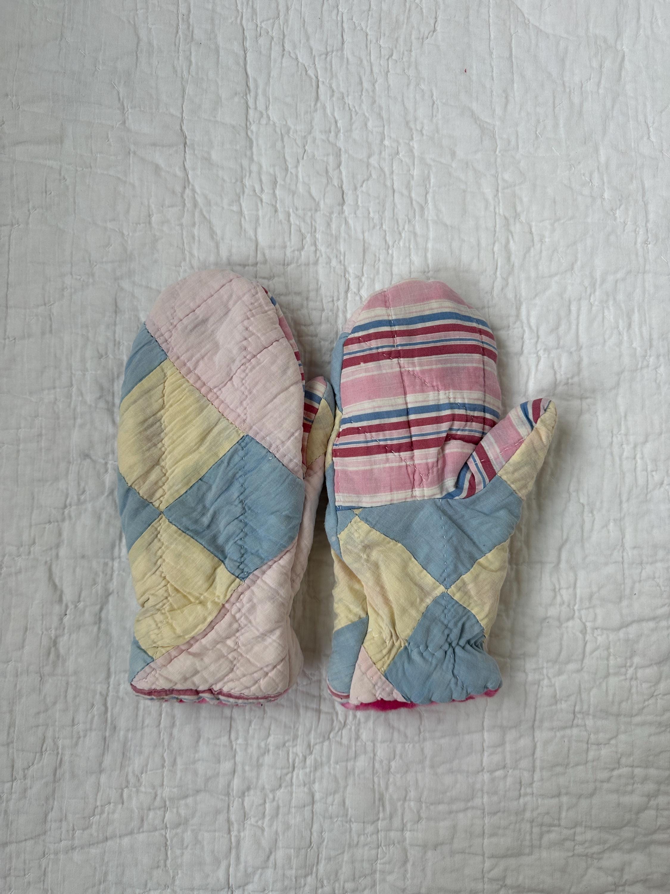 Fleece Lined Patterned Mittens main image 1