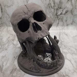 Desert&#39;s Kiss Skull Dice Tower| DND Dice Tower