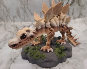 Flexi Fidget Skeleton Stegosaurus | 3D Fossil | Flexi Factory Stegosaurus
