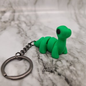 Baby Brontosaurus Keychain