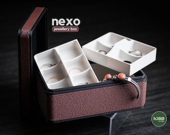 Joyero Nexo / Joyero porta anillos / Joyero moderno / Organizador de tocador / Joyero minimalista