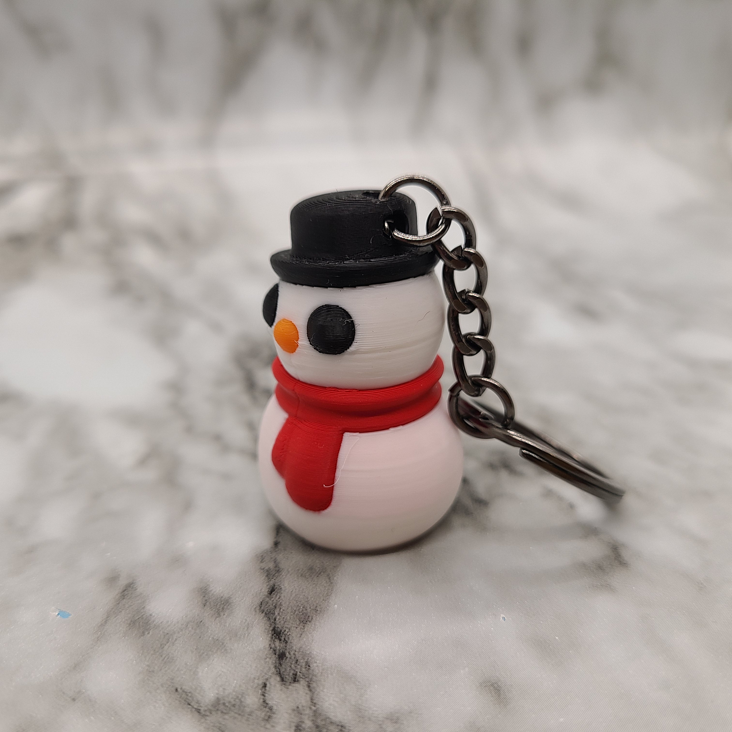 Snowman Keychain - Etsy