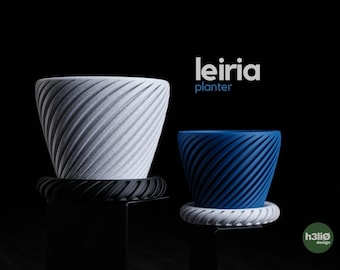 Jardinera Leiria / Jardinera impresa en 3D para plantas de interior / Decoración minimalista para el hogar / H3lio
