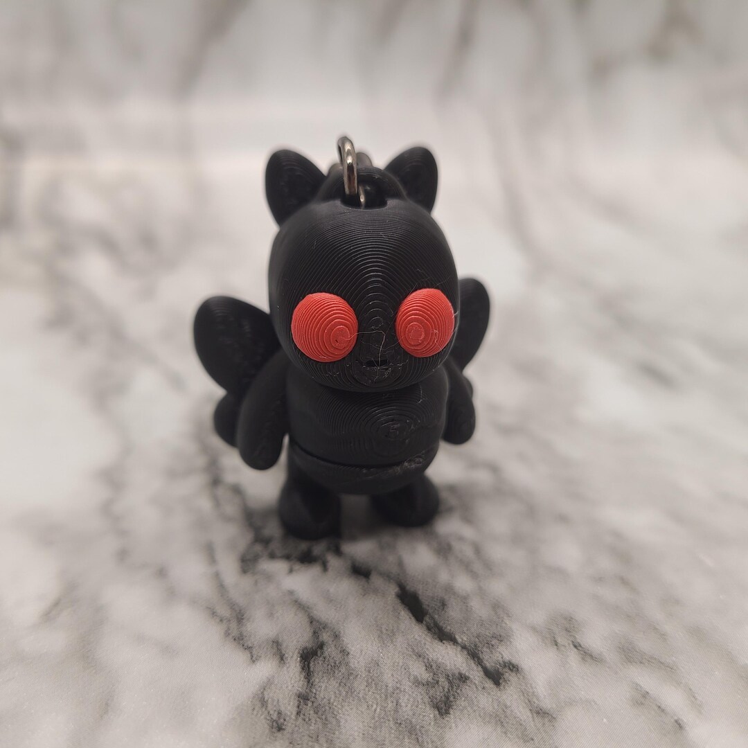 Mothman Key Chain Baby Mothman Keychain - Etsy