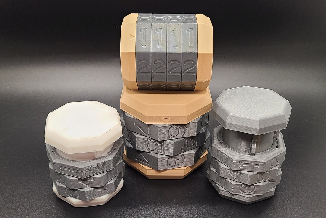 Resettable Cryptex Lock Box Puzzle Container Etsy