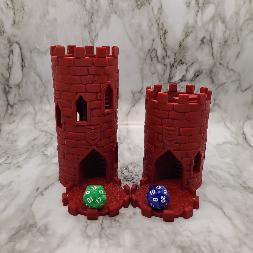 Castle Dice Tower DND Dice Tower Etsy