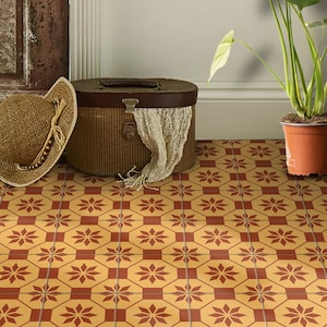 Retro Floral Peel and Stick Tile Decals: Kitchen & Bath
