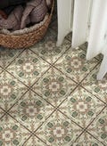 Vintage Egypt Floor Tile Stickers: Peel and Stick Tile Vinyl Decals Backsplash for Kitchen, Bathroom & Walls