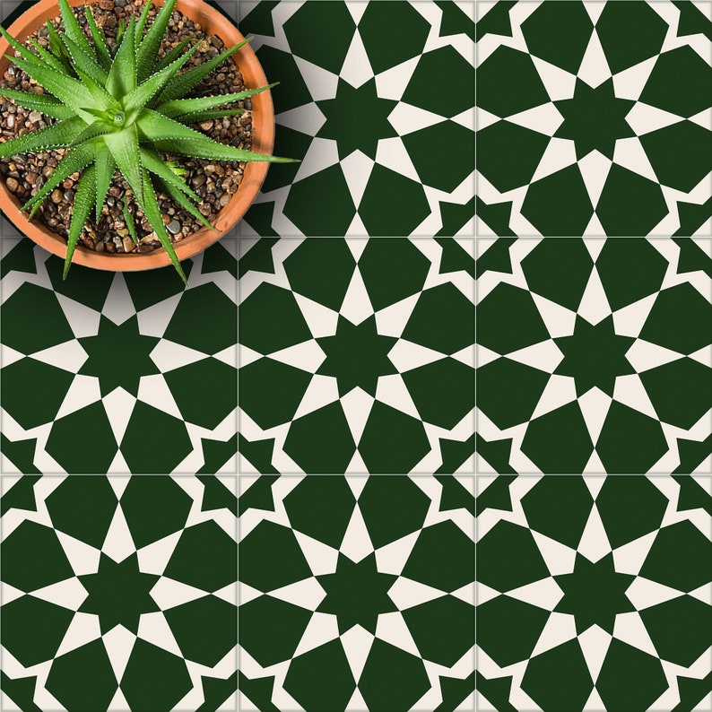 Peel and Stick Tile Vinyl Floor Tiles Star Solid Color Etsy