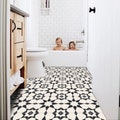 Peel and Stick Dynamic Star Tiles Stickers | Kitchen Bathroom, Wall Backsplash Tile Decals | Antiskid Floor Tile Stickers