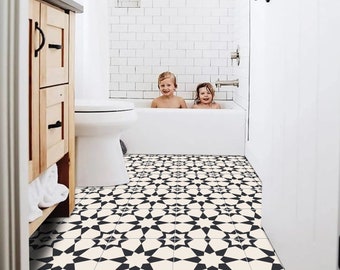 Star Tile Stickers: Peel and Stick Floor Decals, Kitchen & Bath