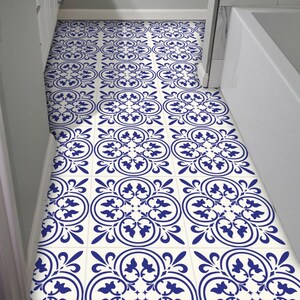 Classic Royal Blue Peel and Stick Tile Stickers | Kithcen, Bathroom ...