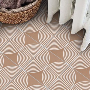 Dual Orbit Desert-beige tegelstickers | Peel-and-Stick keuken-, badkamer-, muurtegelstickers | Antislip vloertegelstickers | GRATIS VERZENDING!