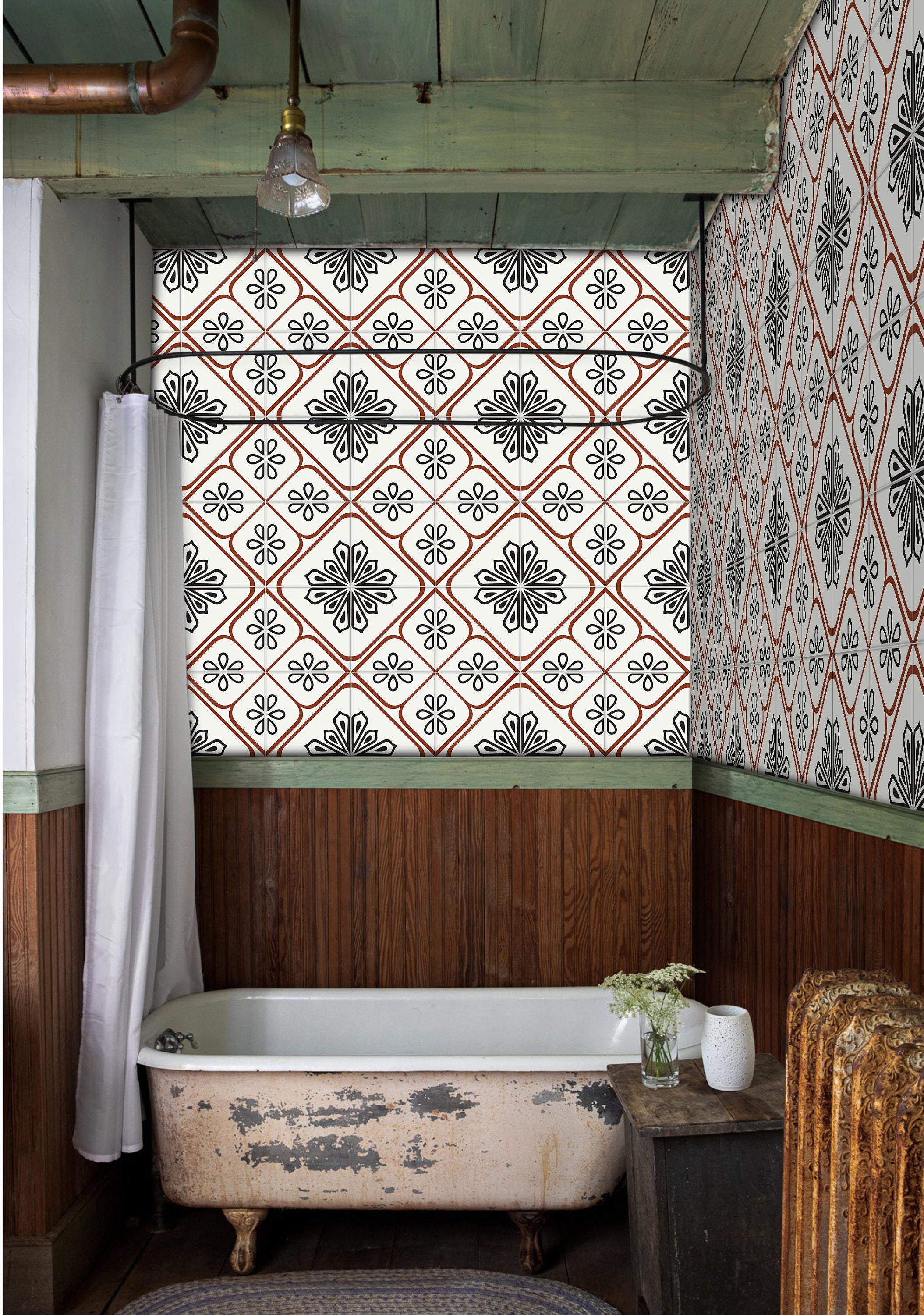 Peel and Stick Floor Tile Vinyl Sticker Wall Tile Decals Etsy Canada