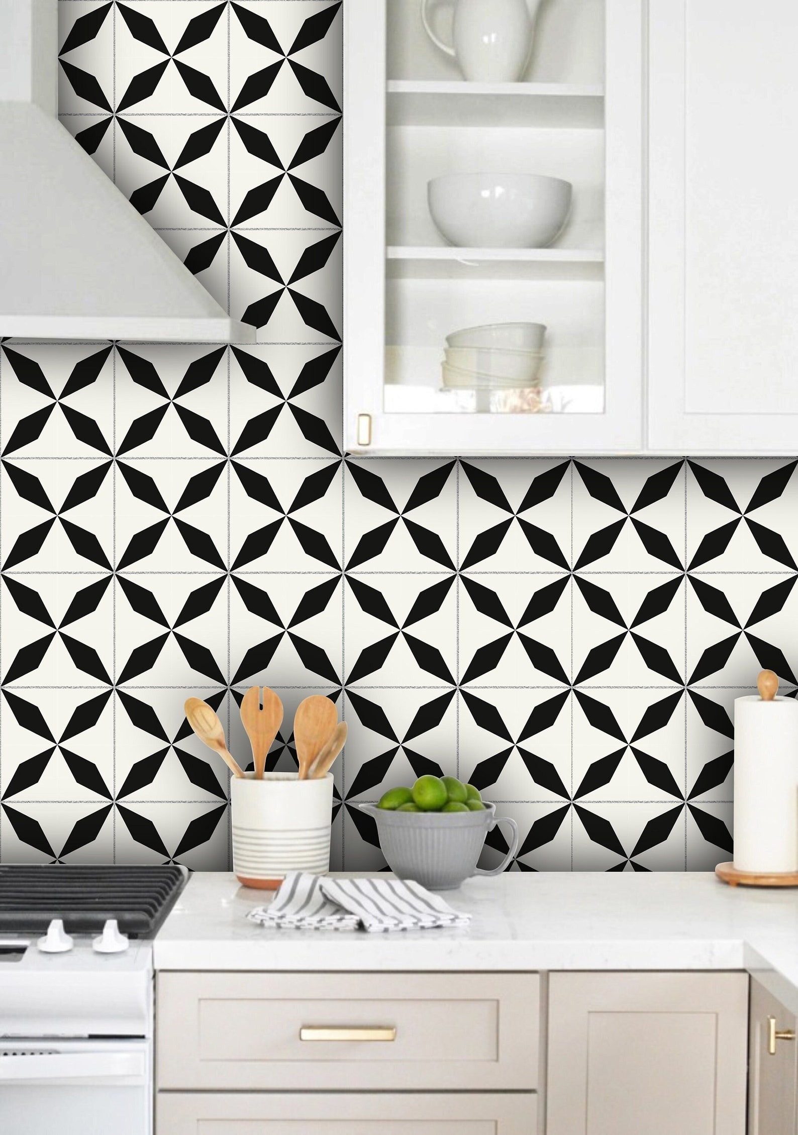 Peel and Stick Vinyl Floor Tiles Removable Tile Decals DIY Etsy