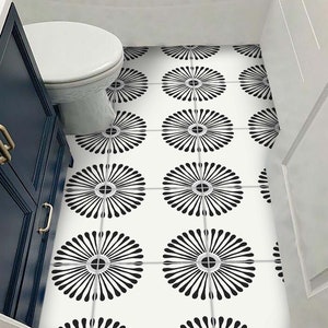 ANEJO EMMELINE Bathroom Floor Tile Stickers | Peel & Stick Kitchen, Wall Backsplash Tile Decals | Waterproof Tile Stickers