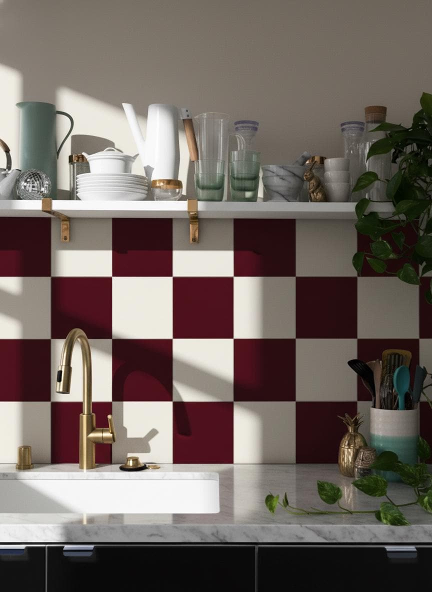 Vinilos Adhesivos Para Azulejos Baldosas Hidráulicas Autoadhesivas