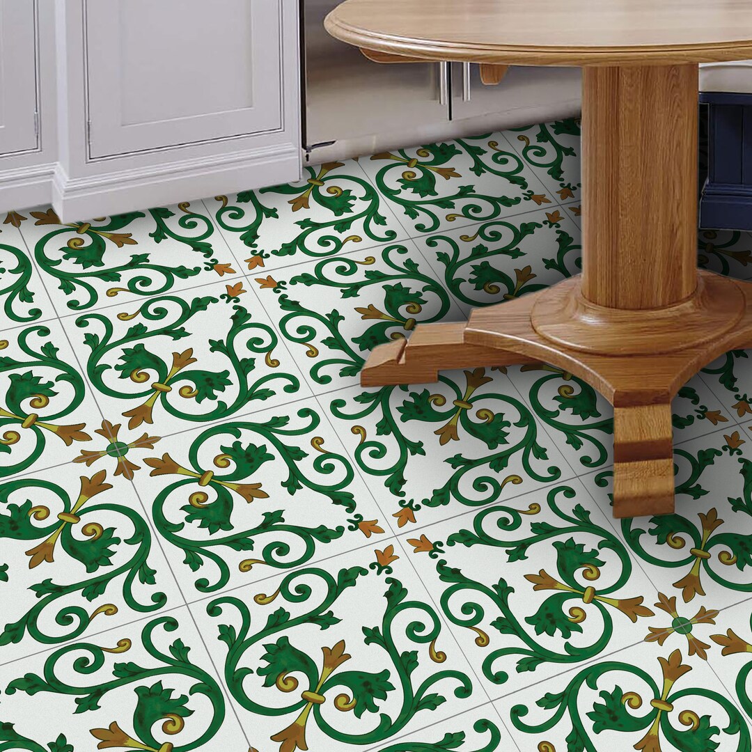 Peel and Stick Hand Crafted Tile Vinyl, Removable Wall Tile Stickers ...