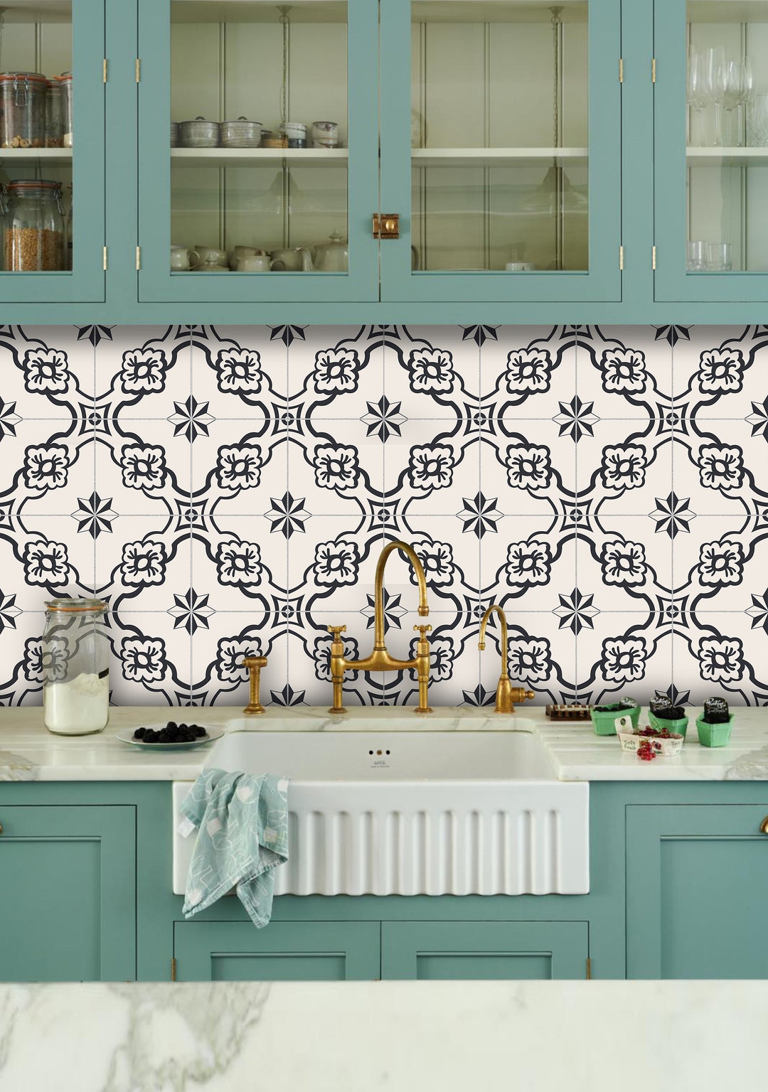 Peel and Stick Bathroom Tile Stickers DIY Craft Decals Etsy