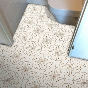 Klassieke bloemen peel-and-stick tegelstickers | Achterwand badkamer en keuken | Muurstickers bloemen | GRATIS VERZENDING!