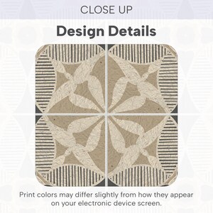 Brown Charcoal Backsplash Tiles | Kitchen, Bathroom, Floor Wall Peel and Stick Tile Decals | Antiskid for Floors | Removable image 3