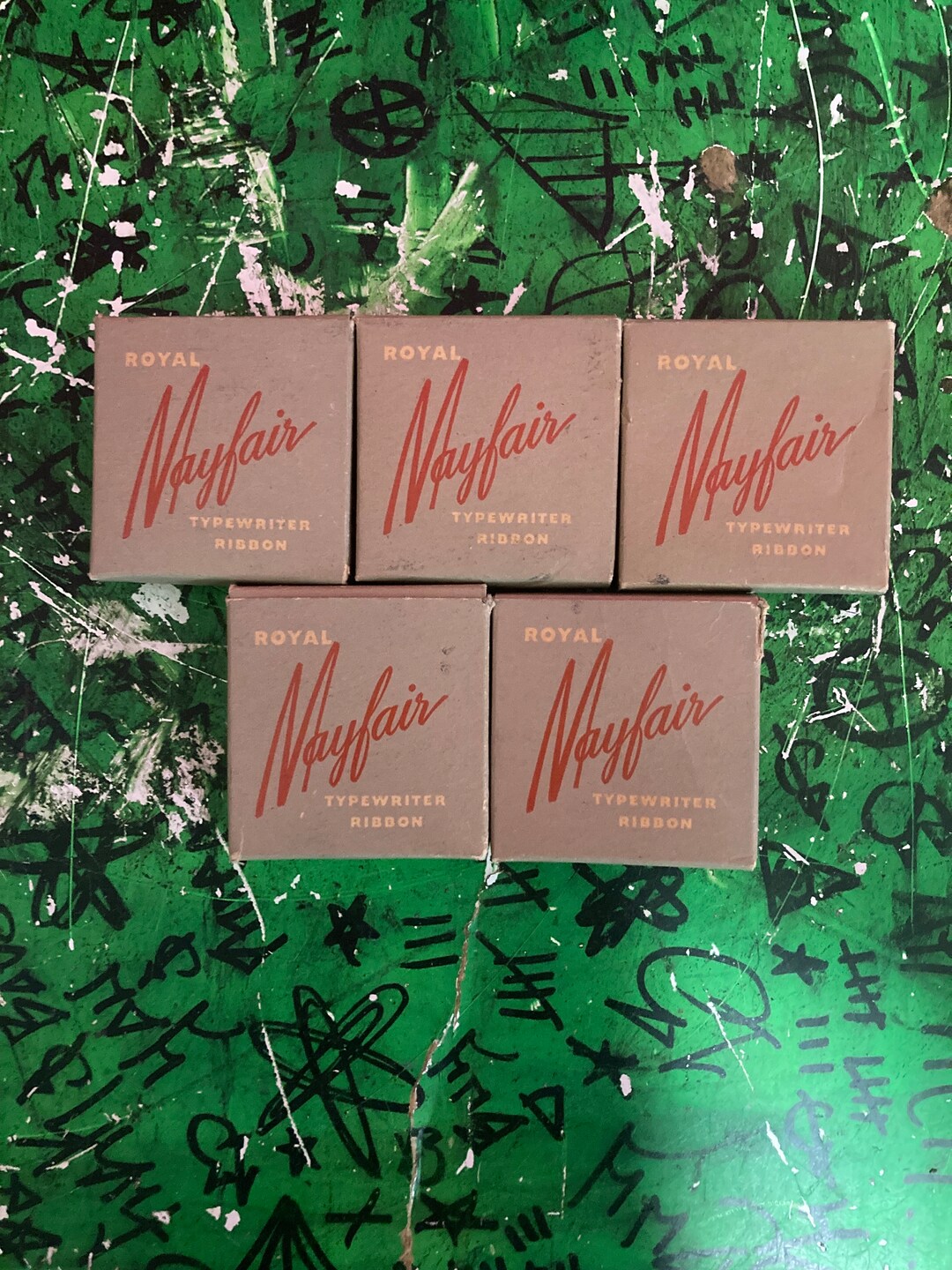 NOS Mayfair Brand Vintage Typewriter Ribbon in Original Packaging X Brand New, Untouched Antique