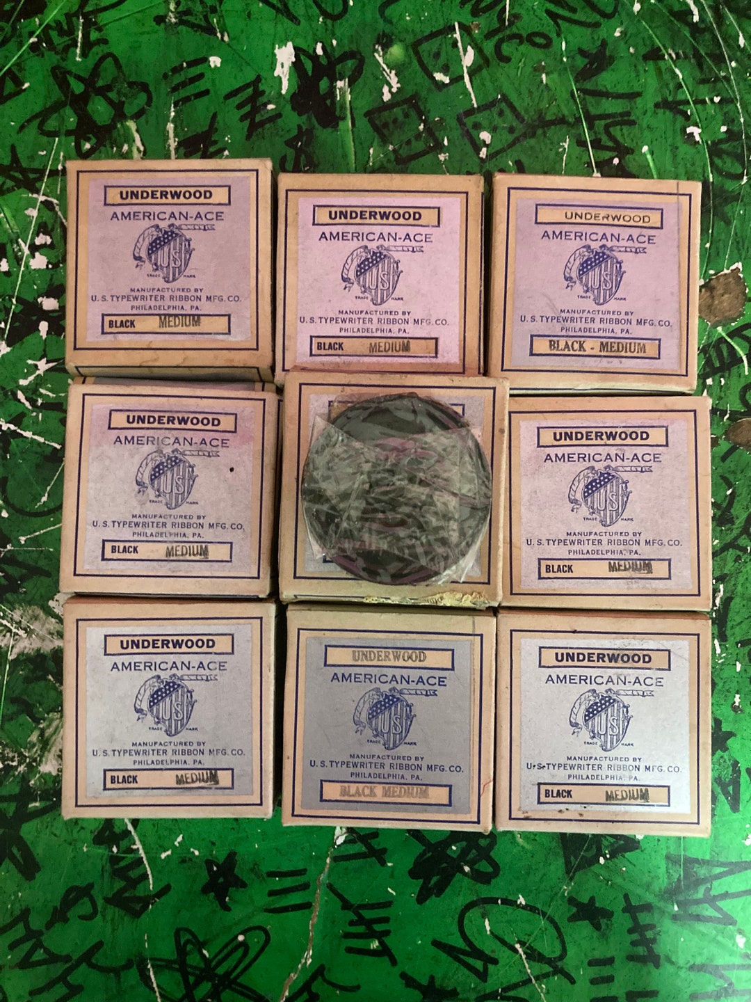 NOS American Ace Brand Vintage Typewriter Ribbon in Original Packaging X Brand New, Untouched