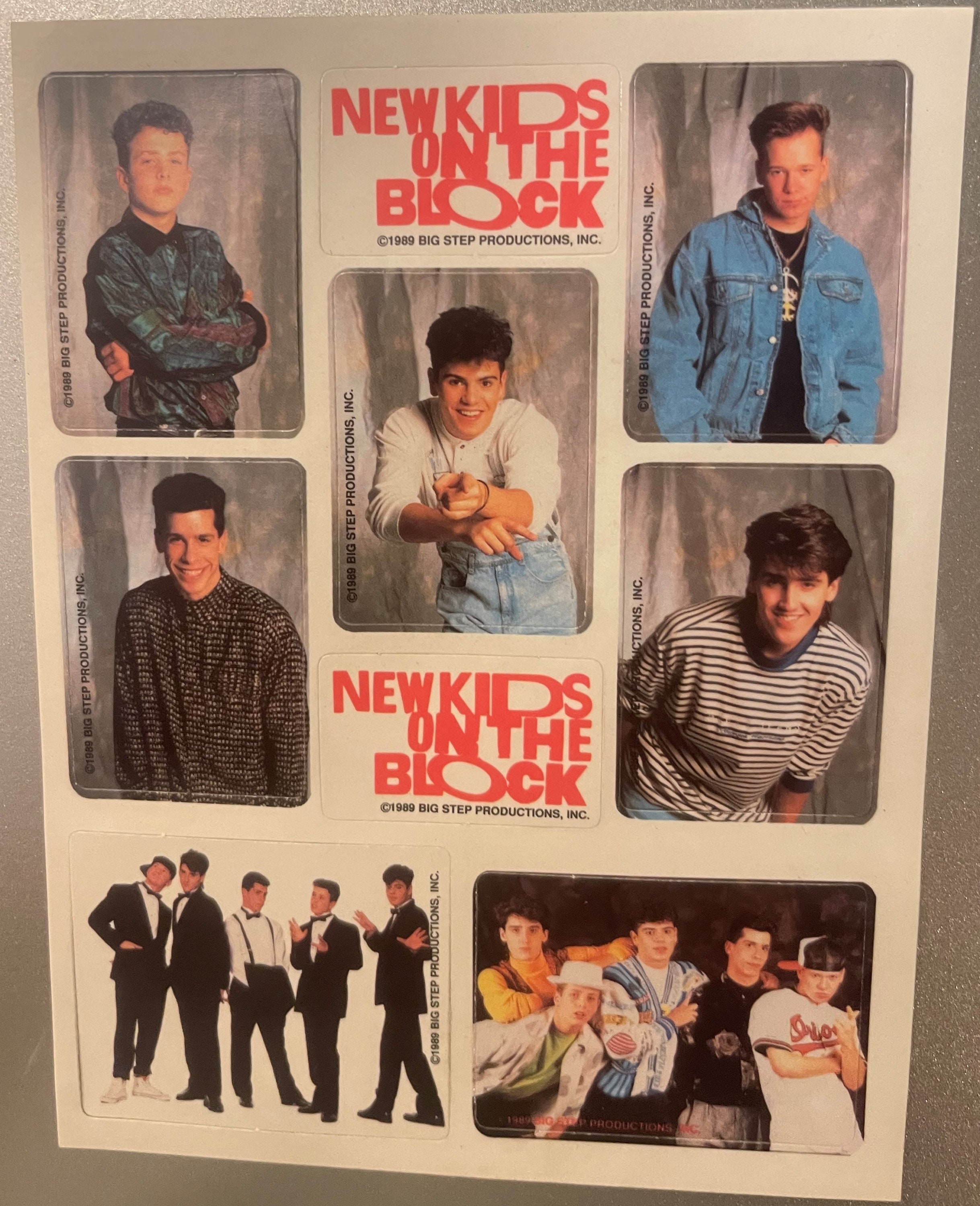 Vintage 1989 NKOTB New Kids on the Block Stickers Boston MA - Etsy UK