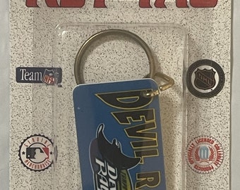 Vintage 1990s Tampa Bay Devil Rays Keychain Key Chain MLB Memorabilia NOS