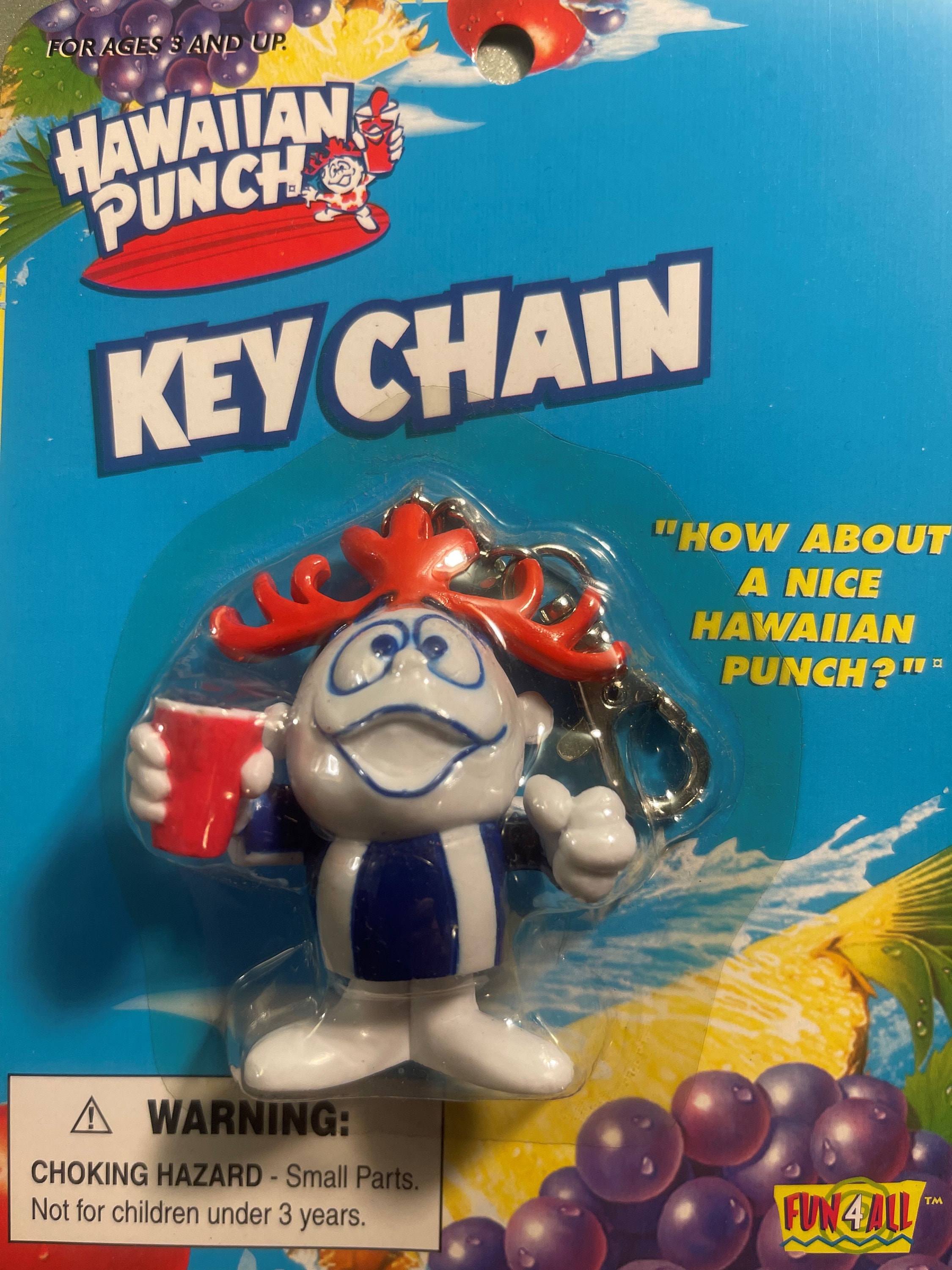 Vintage Hawaiian Punch Keychain: 1990s Unopened Collectible - Etsy