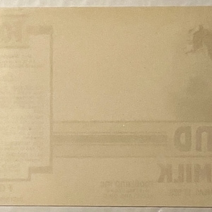 Antique 1920s Foodland Evaporated Milk Can Label Cleveland OH Cow Farm Decor! Vintage Advertisements