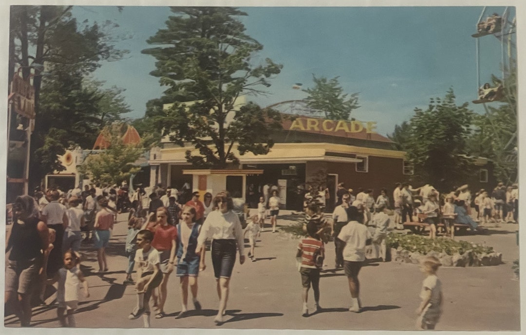 Vintage 1960s Canobie Lake Park Postcard Salem NH Unopened Over 60 Years Etsy