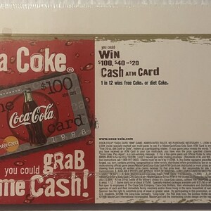 Rare Vintage 1990s Coke Coca Cola Soda Advertising Store Display! Advertisements Antique Collectible Items
