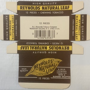 reynolds tobacco R. J. Reynolds Tobacco Box