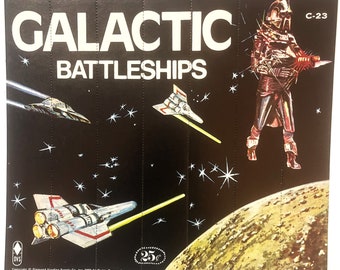 Rare Vintage 1980 Galactic Battleships Store Advertising Display, Unique!