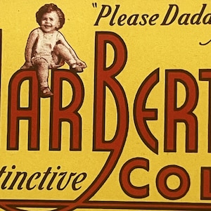 Antique Vintage 1930s Marbert Cola Beverage Label, Newport, NH, &quot;Please Daddy&quot;