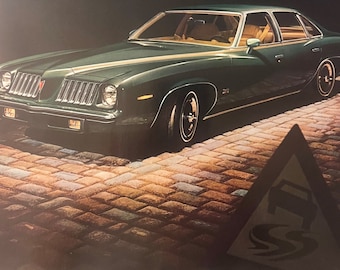 Vintage 1974 Pontiac Grand Am Dealer Brochure, Pontiac, MI, USA
