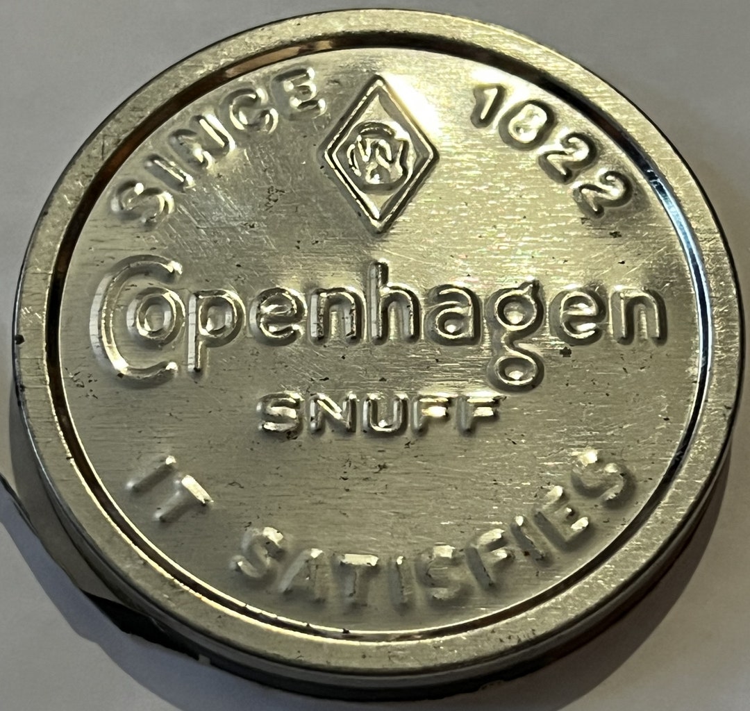 Vintage 1980s Copenhagen Snuff Tin Top Lid Since 1882 - Etsy
