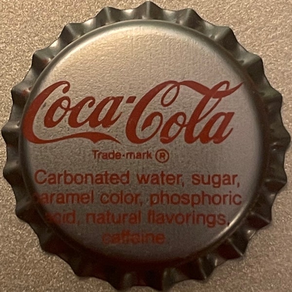 Antique Vintage 1960s Coca Cola Coke Bottle Cap, Vicksburg, MS, Old Swirl Logo!