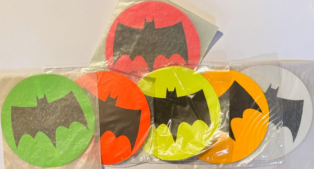 Rare Vintage 1960s Batman Signal Sticker - Decal, DC Comics, Dark ...