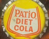 Vintage Patio Diet Cola Cork Bottle Cap, Now Diet Pepsi, Mankato, MN 1963 - 1964