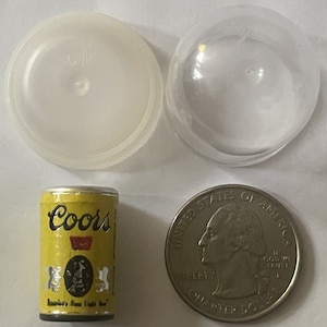Vintage 1970s Mini Coors Beer Can Vending | Gumball, Never Opened!