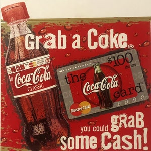 Rare Vintage 1990s Coke Coca Cola Soda Advertising Store Display! Advertisements Antique Collectible Items