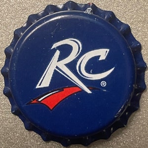 Rare Vintage 1980s RC Royal Crown Cola Bottle Cap, Dr Pepper Bottling, Jefferson, NC