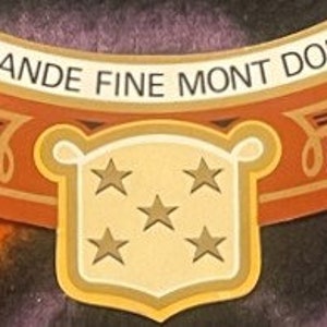 Antique Vintage 1920s - 1930s Grande Fine Mont Dore Wine Neck Label