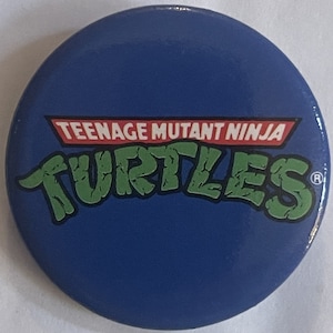 Vintage 1990 Teenage Mutant Ninja Turtles Movie Pin, Logo, TMNT