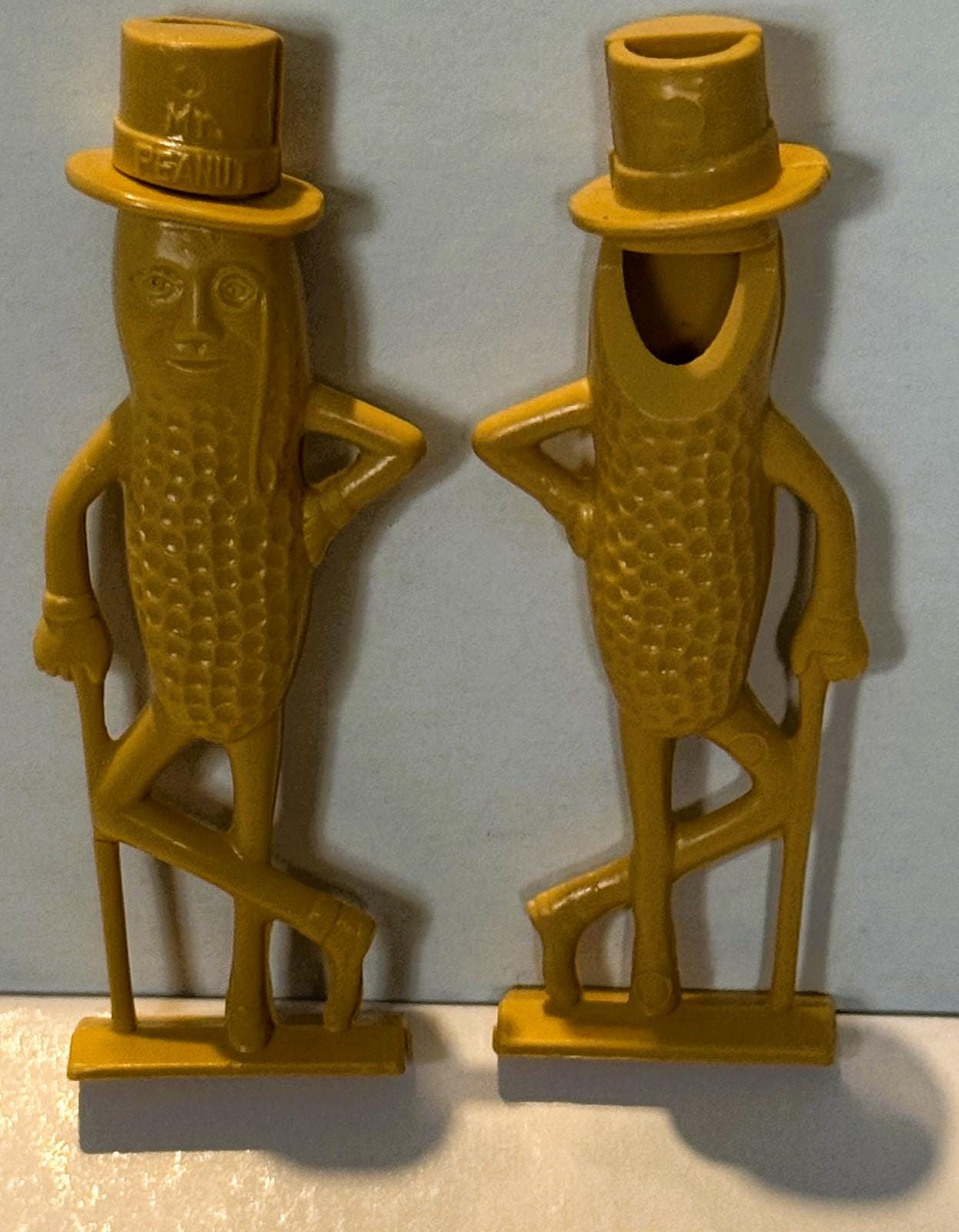 Vintage 1950s Planters Mr. Peanut Figural Whistle NOS Advertising