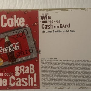 Rare Vintage 1990s Coke Coca Cola Soda Advertising Store Display! Advertisements Antique Collectible Items