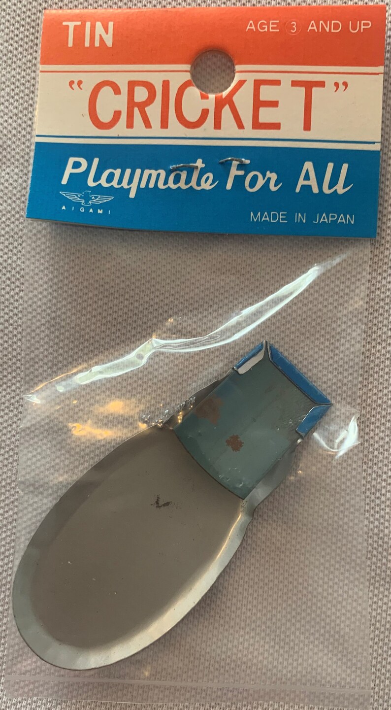 Vintage Cowgirl Tin Clicker Cricket 1950s Original Packaging! - Vintage and Antique Gifts - Vintage Antique and Collectible Gifts