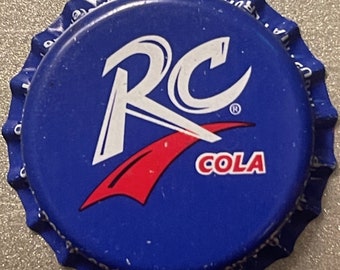 Vintage RC Cola Soda Advertising Small Cloth Shirt Hat Patch 1980s 